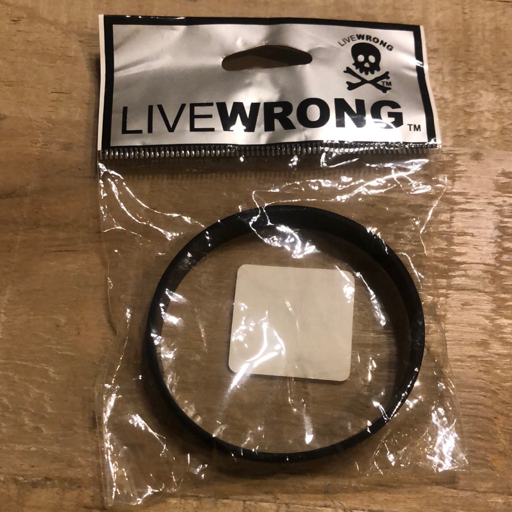Funny Livewrong Black Bracelet The Bracelet For The Rest Of Us Nwt 50$